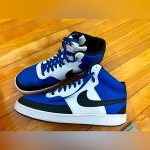 Nike court vision mid game royal sneakers
